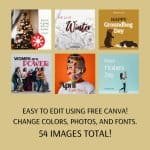 HOLIDAY CANVA TEMPLATES