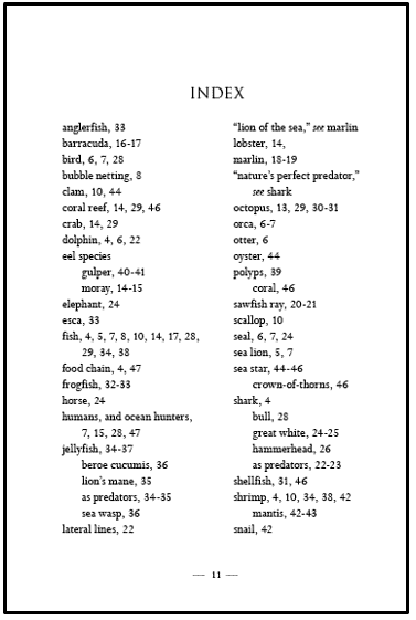 Back Matter: Index Page